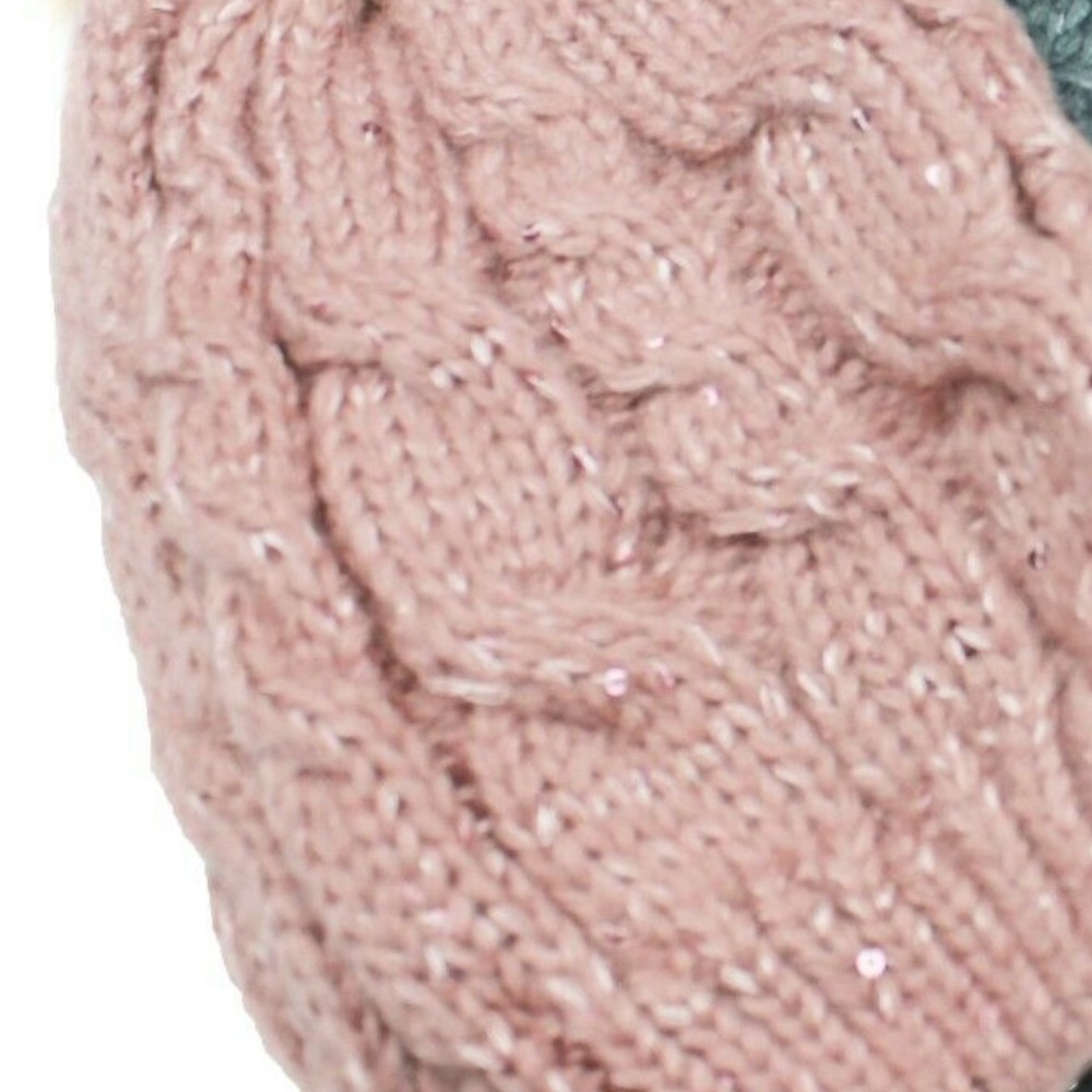 Knitted Beanie W/Sequin - Picture 2 of 2